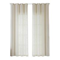 VORHANG 2ER SET SEOUL HxB 245x140 cm Creme - Creme, Textil (60/245cm) - Gardinenbox