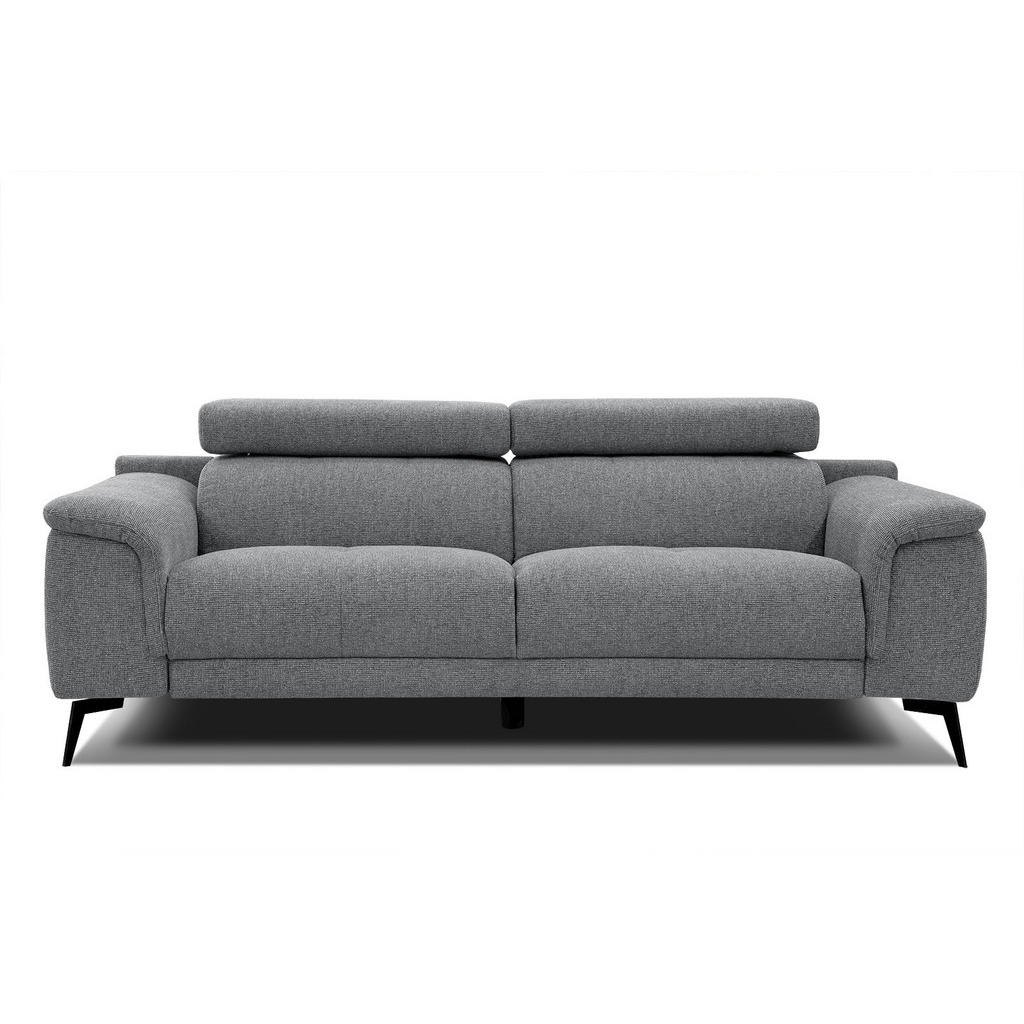 Thumbnail - Courtois Laville Sofa, Grau, Textil, Rechteckig, 212x82x103 cm, Wohnzimmer, Sofas & Couches, Sofas, 3-Sitzer Sofas