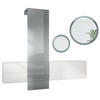 GARDEROBE DualVista Grau Hochglanz - Grau, Holzwerkstoff (208/193/35cm) - Vladon