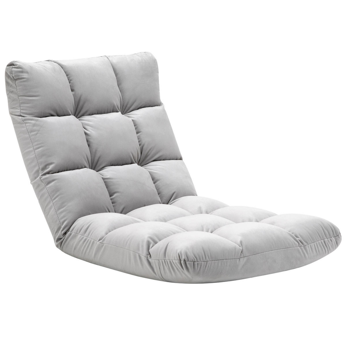 SCHLAFSESSEL DE-13370 Hellgrau - Hellgrau, Textil (55/53/71cm) - ComfortXL