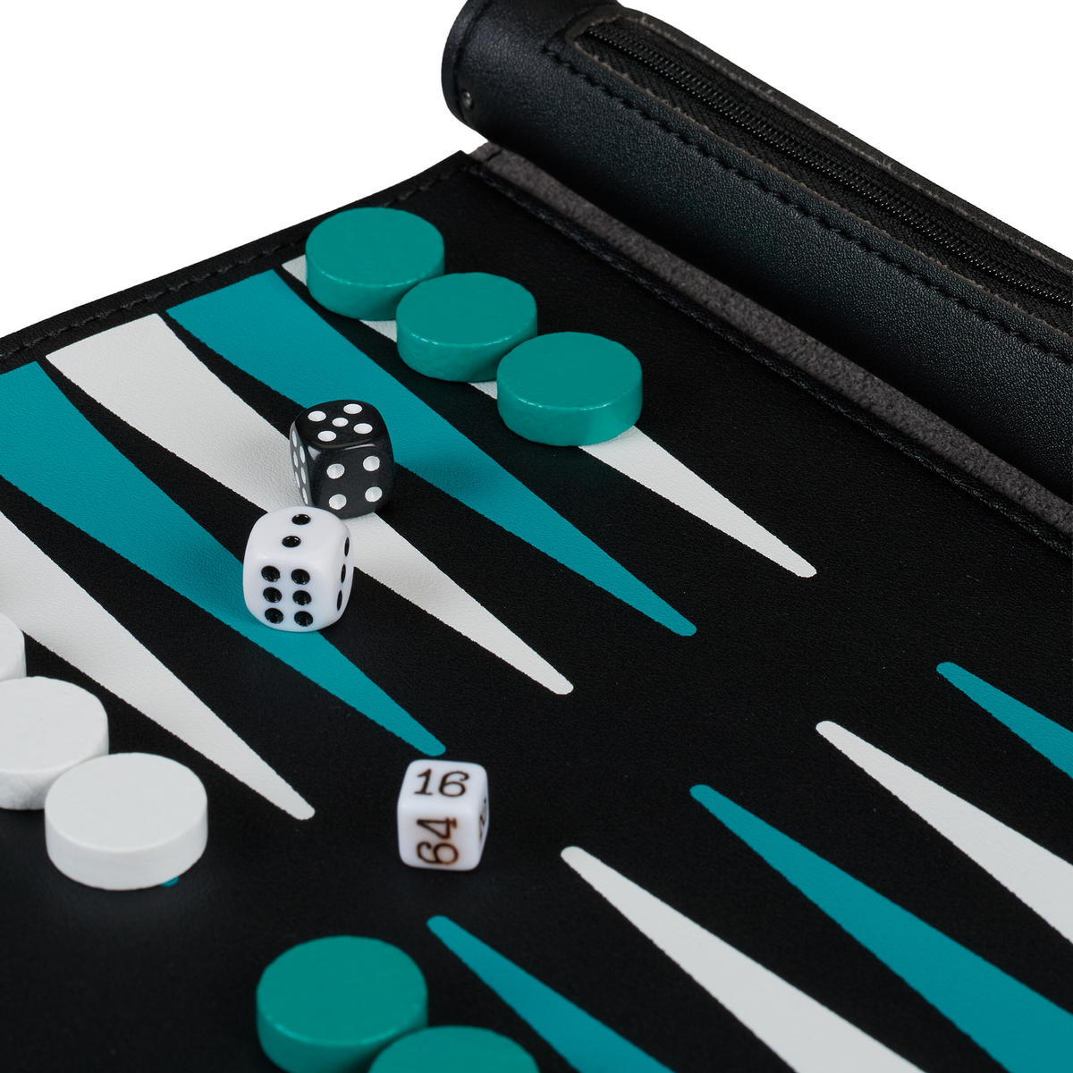 BACKGAMMON - Multicolor, Kunststoff (4/4cm) - Relaxdays