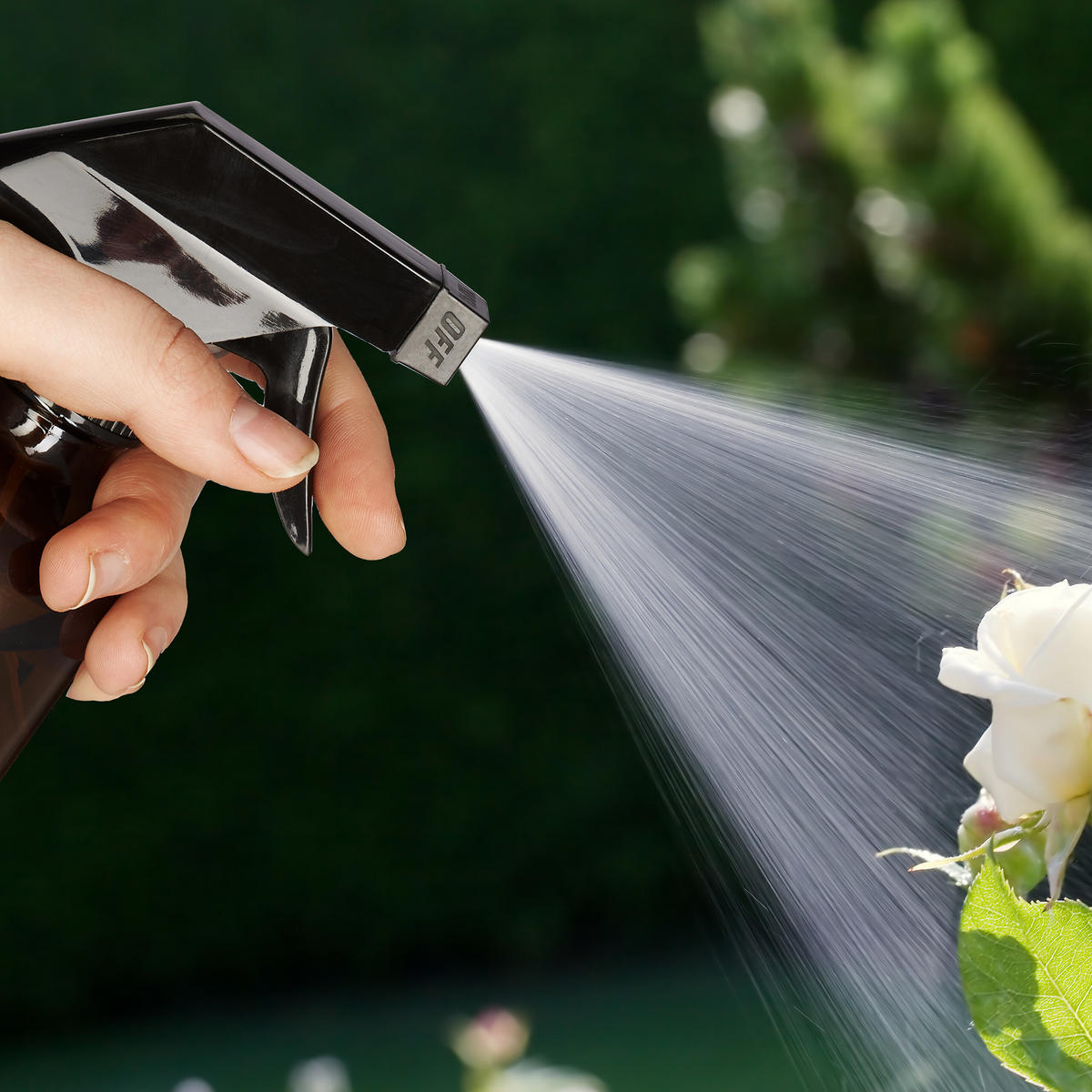 4XSPRÜHFLASCHE - Braun, Glas/Kunststoff (9.5/21/7.5cm) - Relaxdays