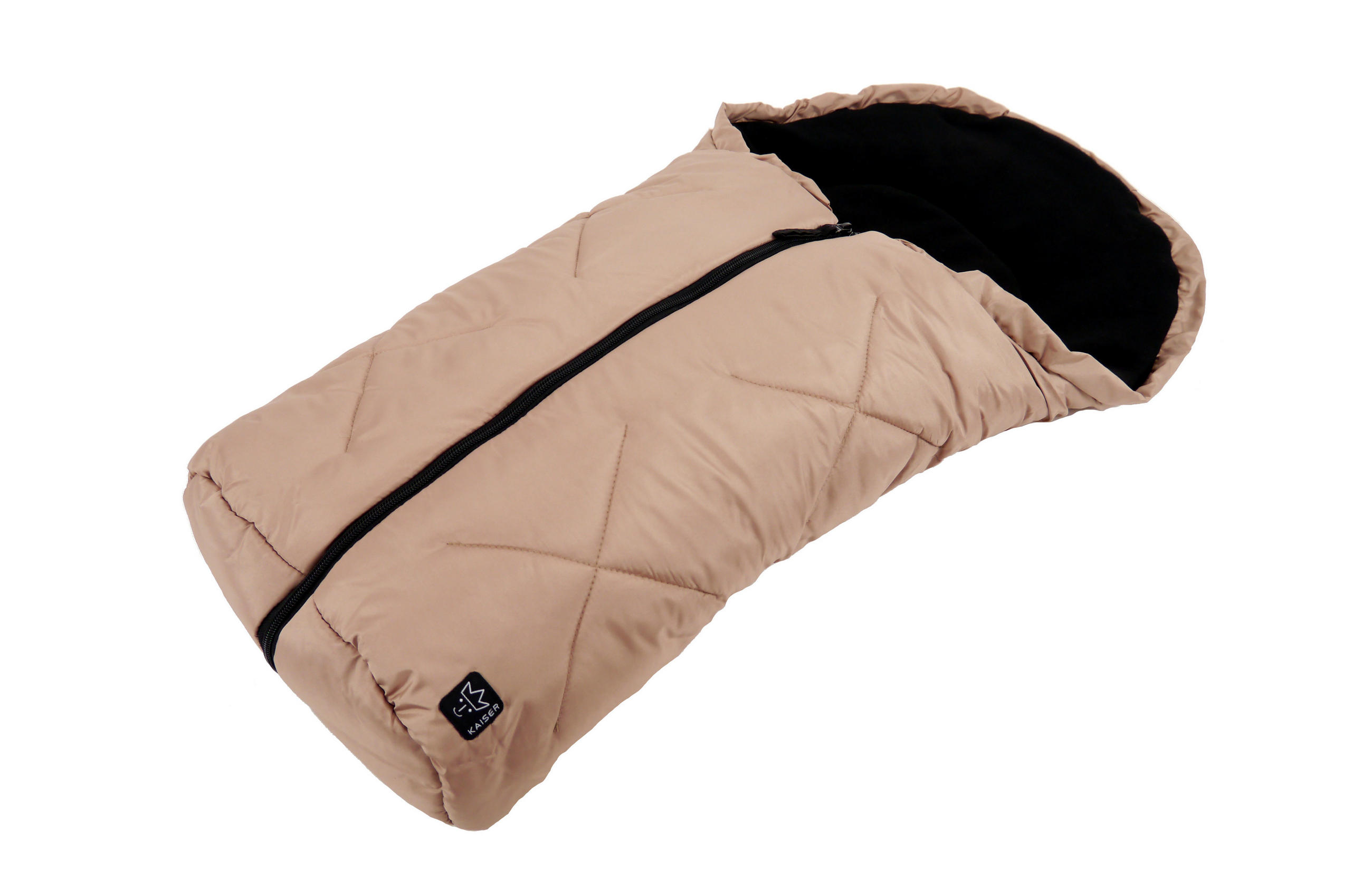 BABYSCHALENFUSSSACK Moo, sand - Beige, Textil (40/4/80cm) - Kaiserbaby