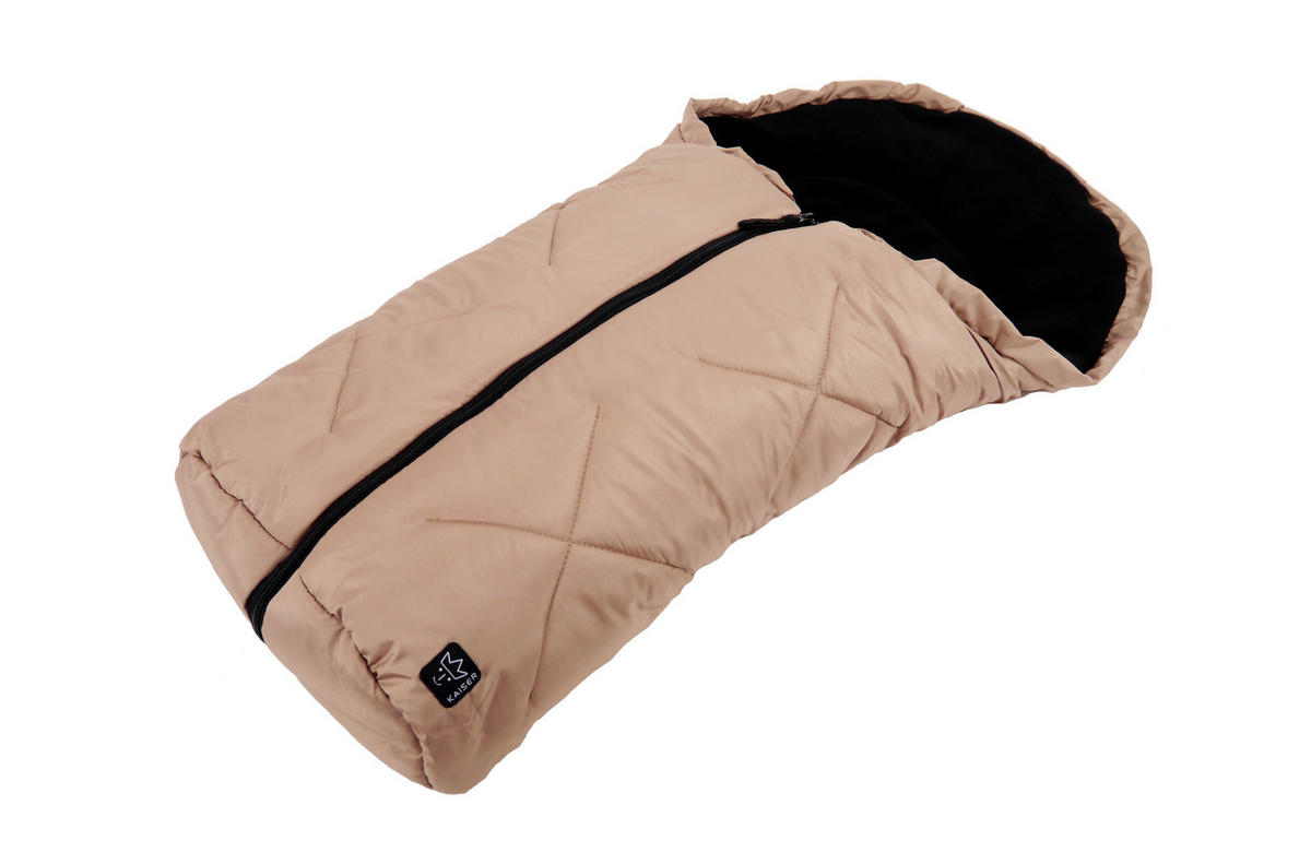 BABYSCHALENFUSSSACK Moo, sand - Beige, Textil (40/4/80cm) - Kaiserbaby