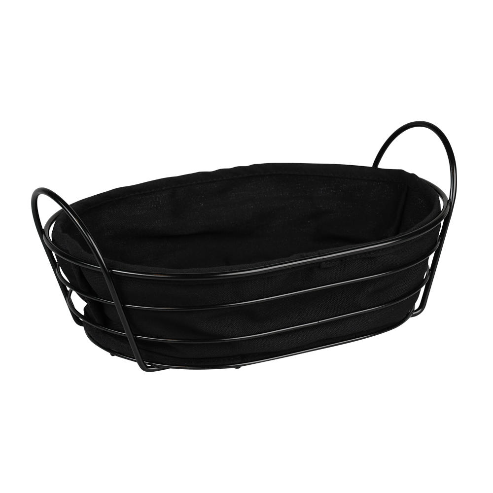 BROTKORB Metall 28/20 cm - Schwarz, Metall (20/11.5/28cm) - Kesper