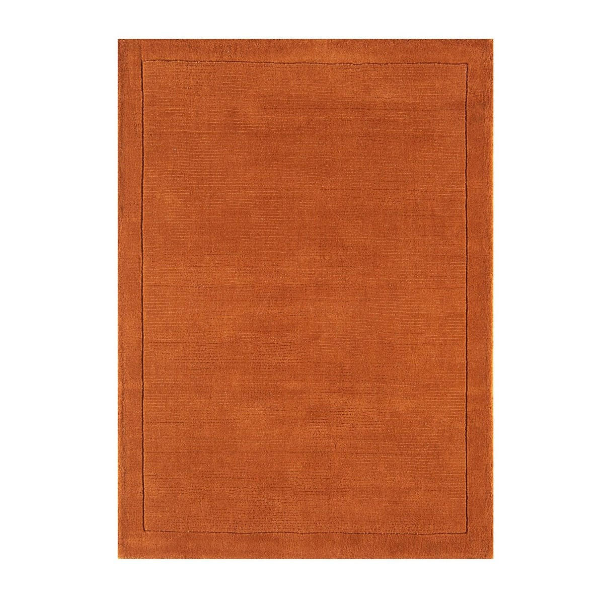 TEPPICH Einfarbiger, getufteter aus reiner Wolle CANDY Orange 160 x 230 cm - Orange, Naturmaterialien (160/230cm) - Novatrend