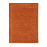 TEPPICH Einfarbiger, getufteter aus reiner Wolle CANDY Orange 60 x 120 cm - Orange, Naturmaterialien (60/120cm) - Novatrend