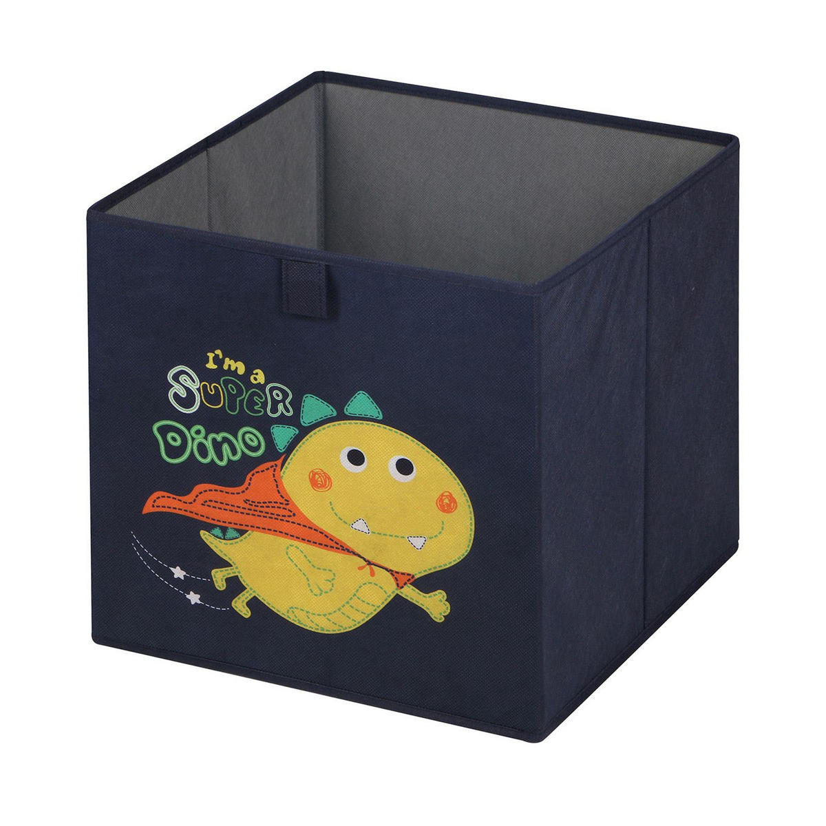 FALTBOX DINO-2 2ER-SET - Dunkelblau, Textil (32/32/32cm) - IDIMEX
