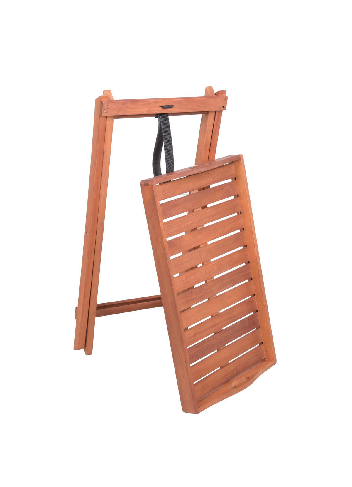 GARTENTISCH Ulm Tabletttisch - Braun, Holz (68/44/74cm) - DELUKE