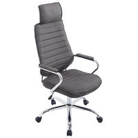 BÜROSTUHL Rocket Stoff Dunkelgrau - Dunkelgrau, Textil/Metall (60/128/67cm) - TPFLiving