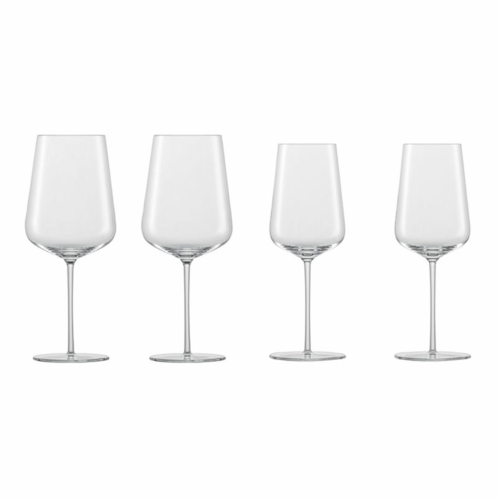 CHARDONNAY UND BORDEAUX WEINGLÄSER Vervino transparent 4er Set - Transparent, Glas - Zwiesel Glas