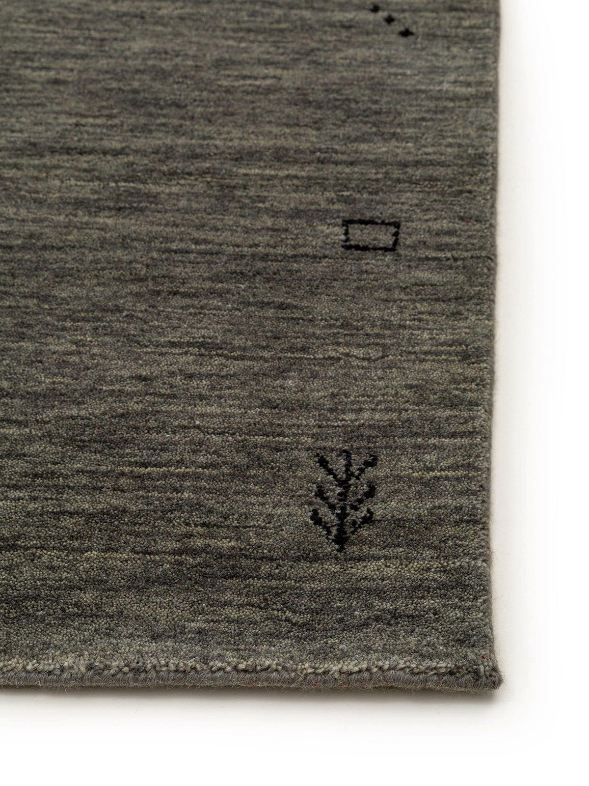 WOLLTEPPICH-LÄUFER Jamal Grau 80x250 cm - Grau, Textil (80/250cm) - benuta Nest
