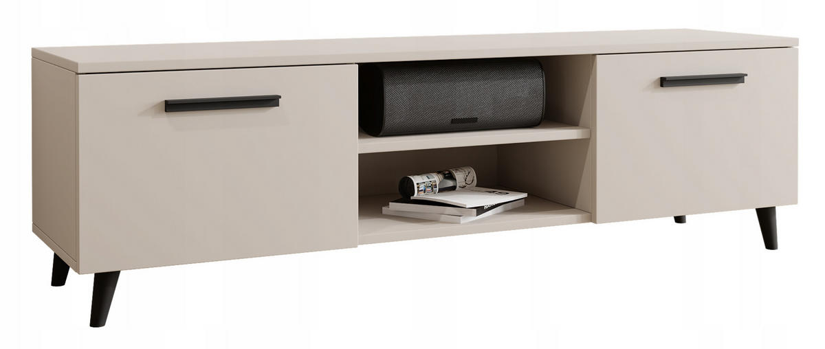 FERNSEHKOMMODE Bergen Kaschmir 150/40/47 cm - Kaschmir, Holzwerkstoff (150/47/40cm) - Matkam Möbel