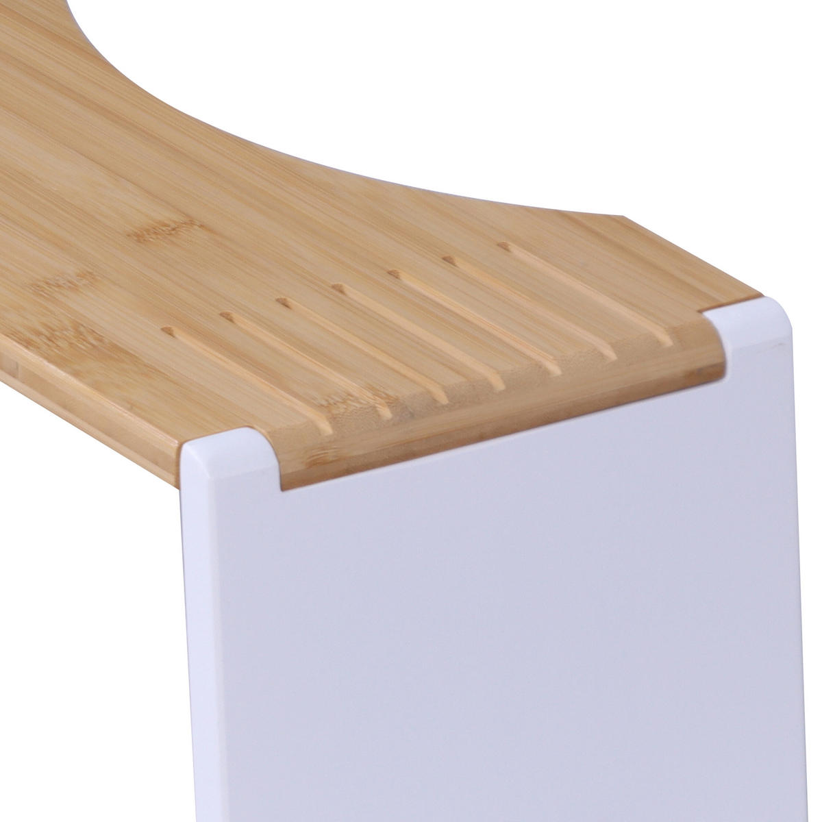 WC podnožka - viacfarebná, kov/drevo (43.5/19/20cm) - Relaxdays