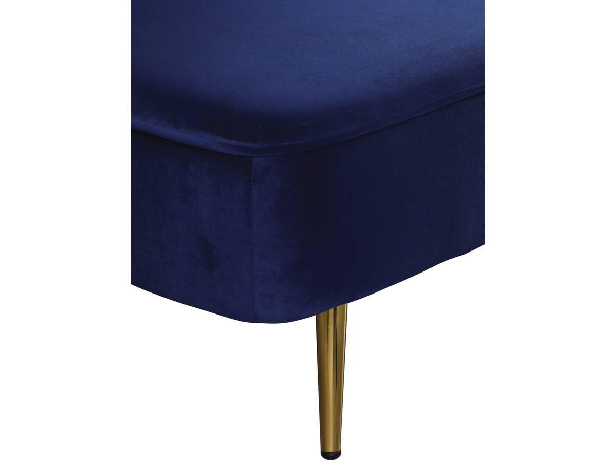 SCHLAFSOFA James Dunkelblau - Dunkelblau, Textil/Metall (180/75/83cm) - Habitat Garten