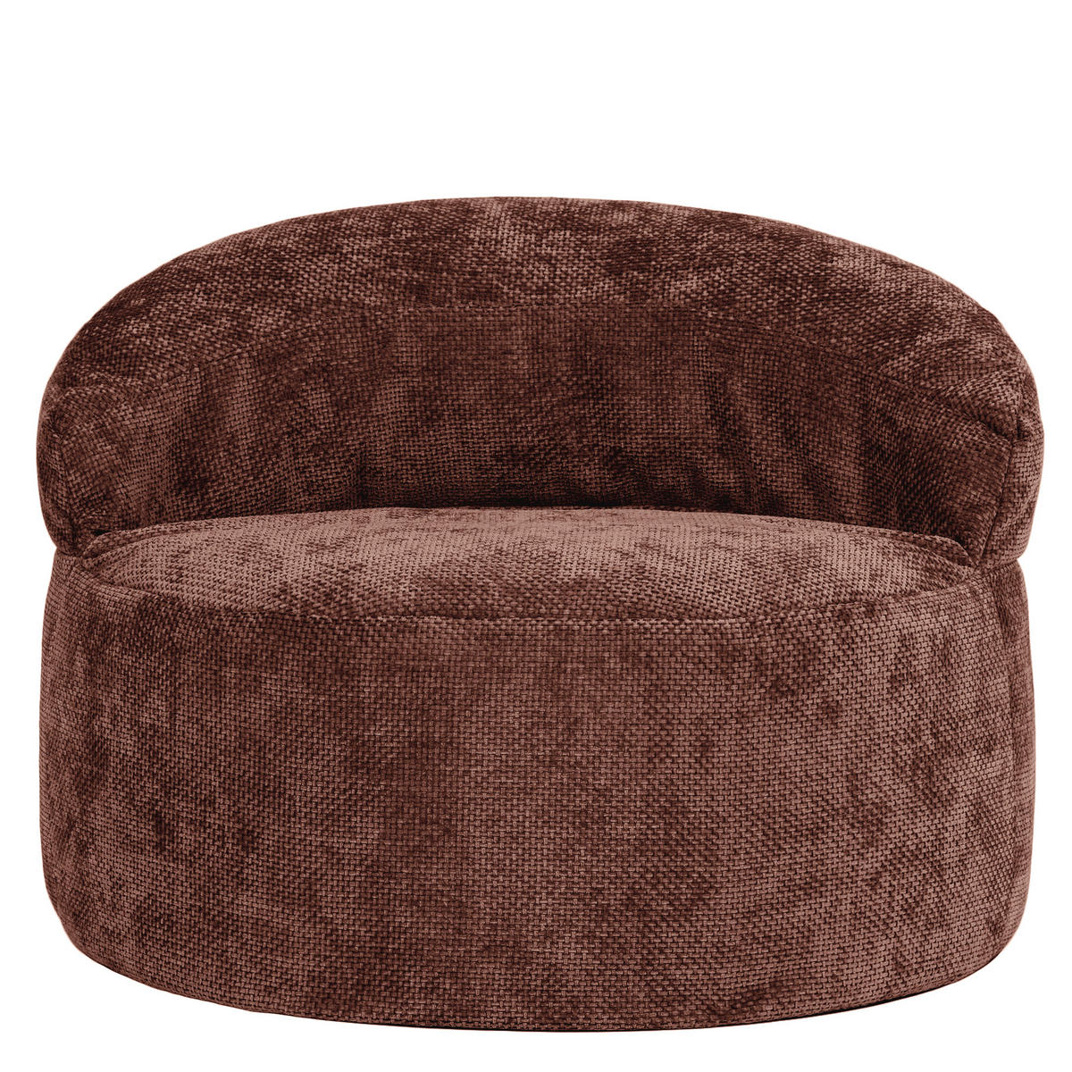 SITZSACK aus Chenille Orb - Bordeaux, Textil (86/61/86cm) - icon