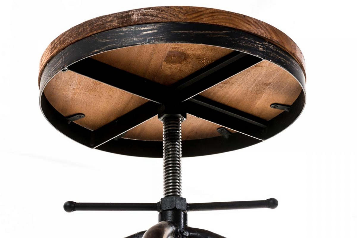 BARHOCKER Metall bronze - Bronzefarben, Metall (45/71/45cm) - CLP