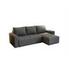 ECKSOFA Noha In Now Or Never - Dunkelgrau, Holzwerkstoff/Textil (231/142cm) - Fun Möbel