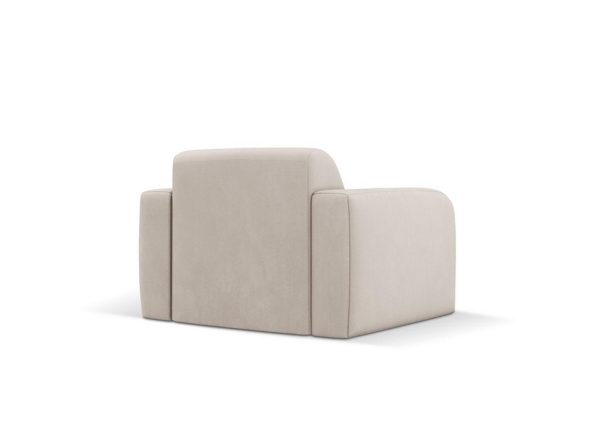 SESSEL Molino aus strukturiertem Stoff beige - Beige, Textil (95/72/105cm) - Micadoni