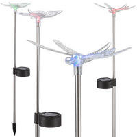 LED AUSSENLEUCHTE Klar Schmetterling - Klar, Metall (6/7/42cm) - Globo Lighting