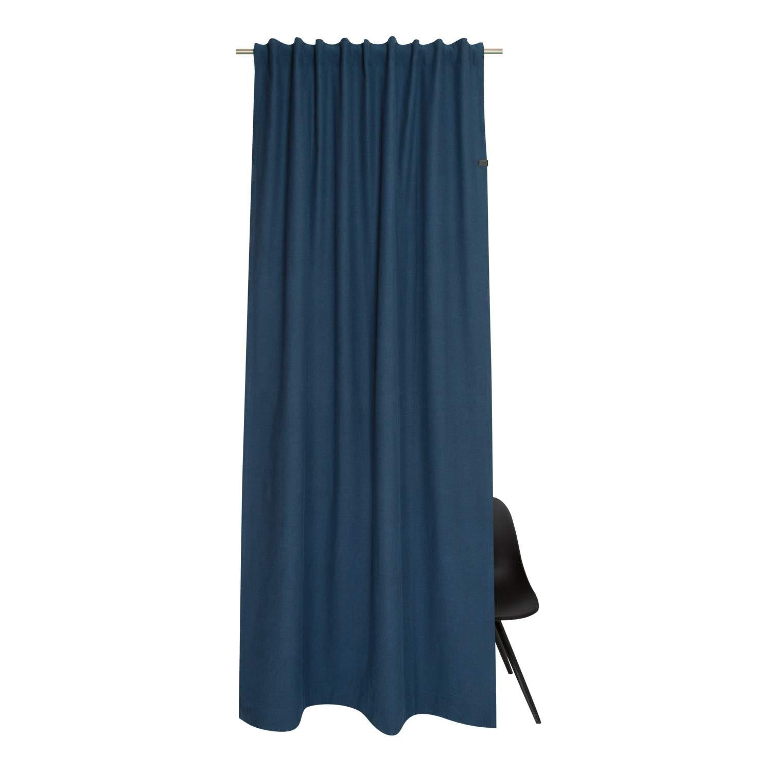 FERTIGVORHANG blickdicht  - Blau, Basics, Textil (130/250cm) - Schöner Wohnen
