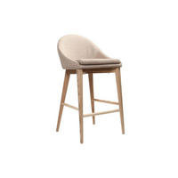 HOCHSTUHL Holz Polyester Beige SHANA - Beige, Textil (47/90/47cm) - Miliboo