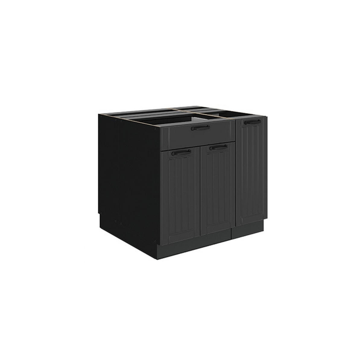 INSULĂ DE BUCĂTĂRIE Fame-Line Gri închis 90 cm fara blat - gri închis/antracit, compozit lemnos (90/82/81.6cm) - Vicco