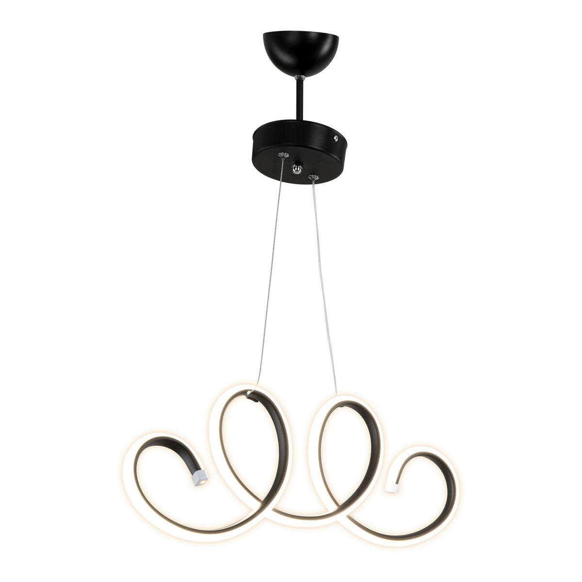 HÄNGELEUCHTE Durham - Schwarz, Metall (51/51/67cm) - lux.pro