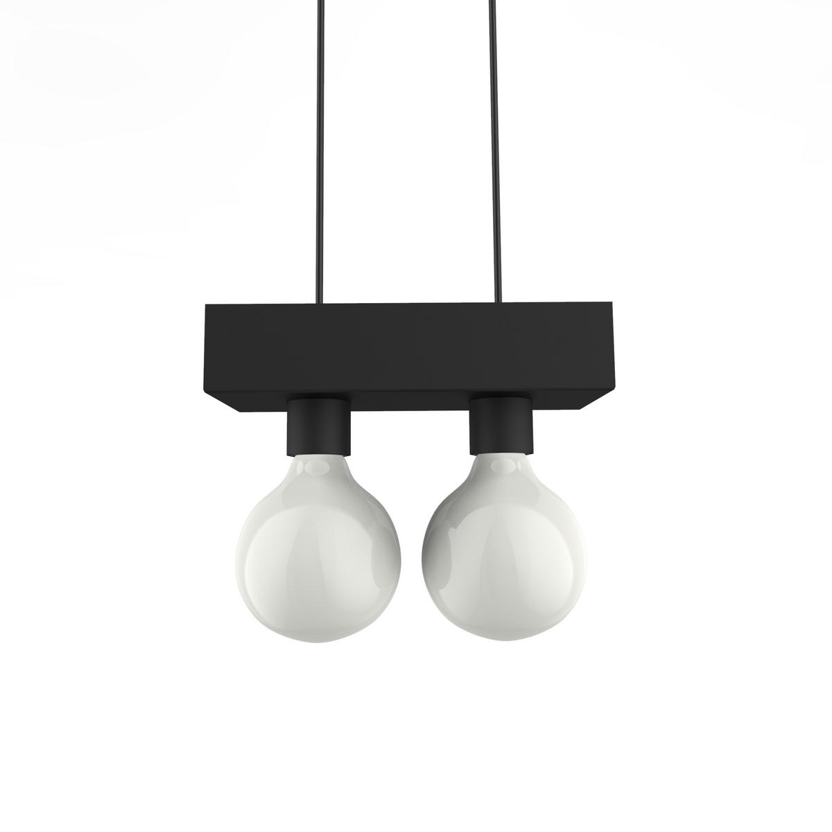 HÄNGELEUCHTE - Schwarz, Metall (10/20/7.5cm) - Lumicom