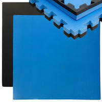 PUZZLEMATTE 90x90x4 cm, Blau - Blau, Kunststoff (90/90cm) - eyepower