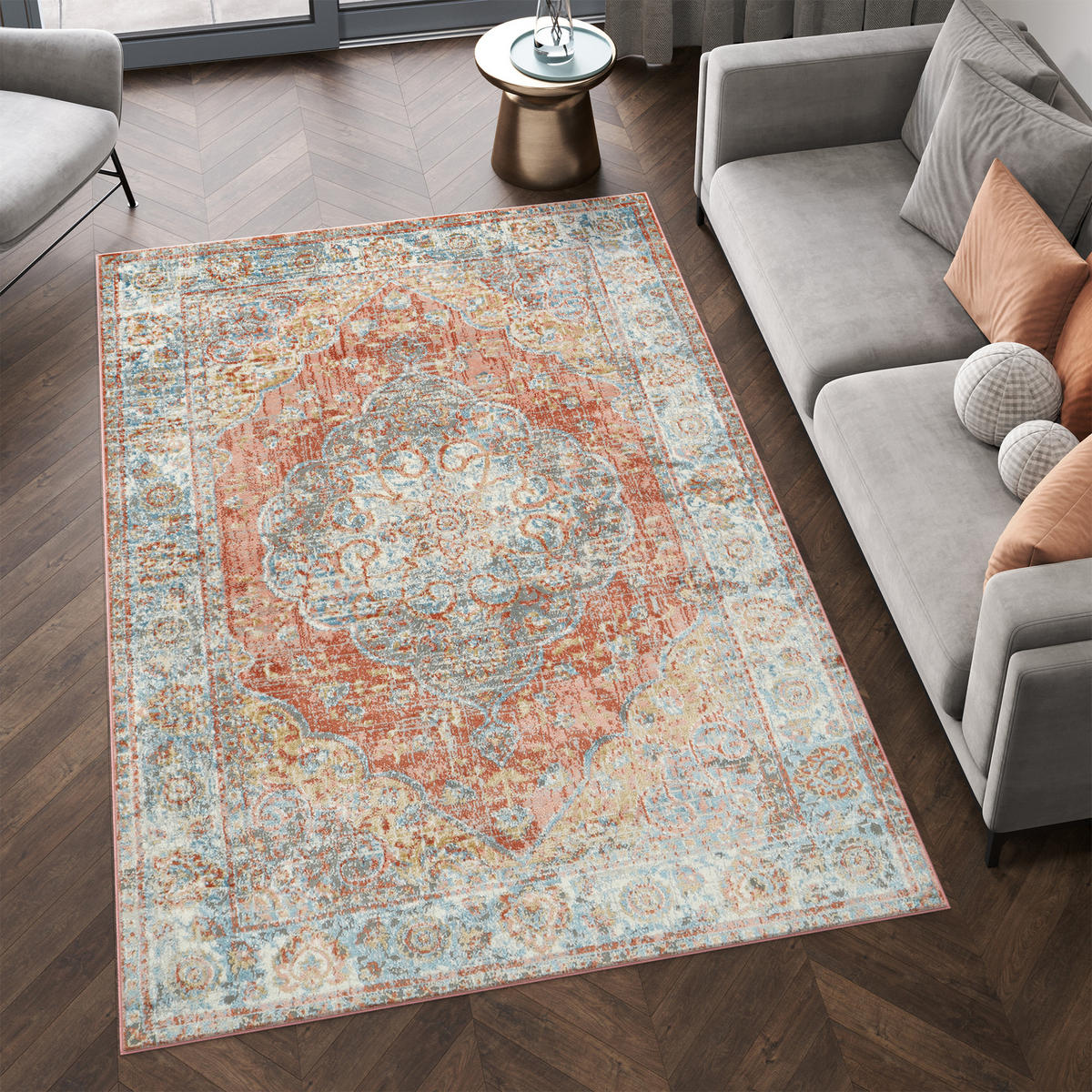 TEPPICH RETRO Weiß 160/220 cm - Weiß, Textil (160/220cm) - Tapiso