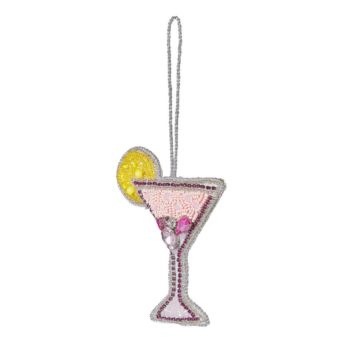 BAUMANHÄNGER Hang On Ornamanet Martini - Pink, Glas/Kunststoff (8/9/1cm) - Butlers
