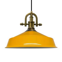 PENDELLEUCHTE Asletl-Marine - Gelb, Metall (41/41/28cm) - Bamyum