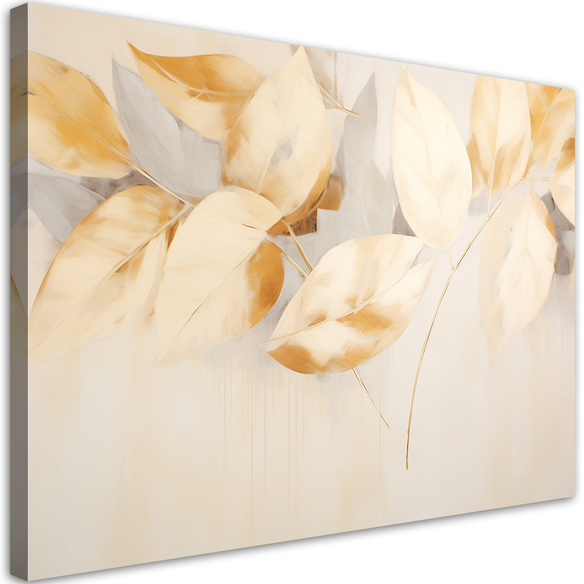 Feeby Leinwandbild Beige 90x60 cm