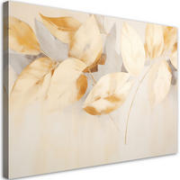 LEINWANDBILD Natur und Botanik 100x70cm - Beige, Textil (100/70cm) - Feeby