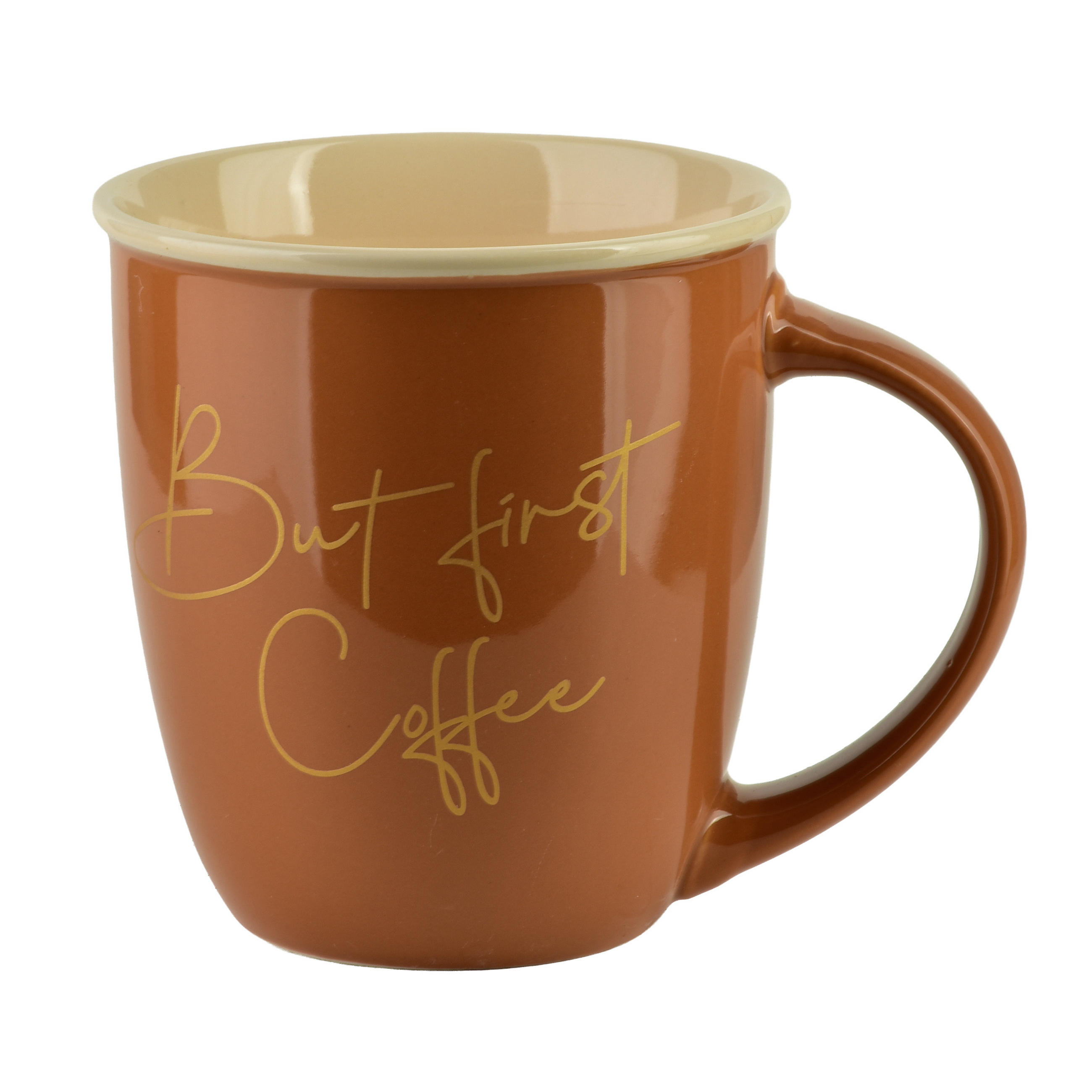 BECHER Hendia Bronze 9/13/10 cm Porzellan - Bronzefarben, Keramik (0.33L) - Mondex