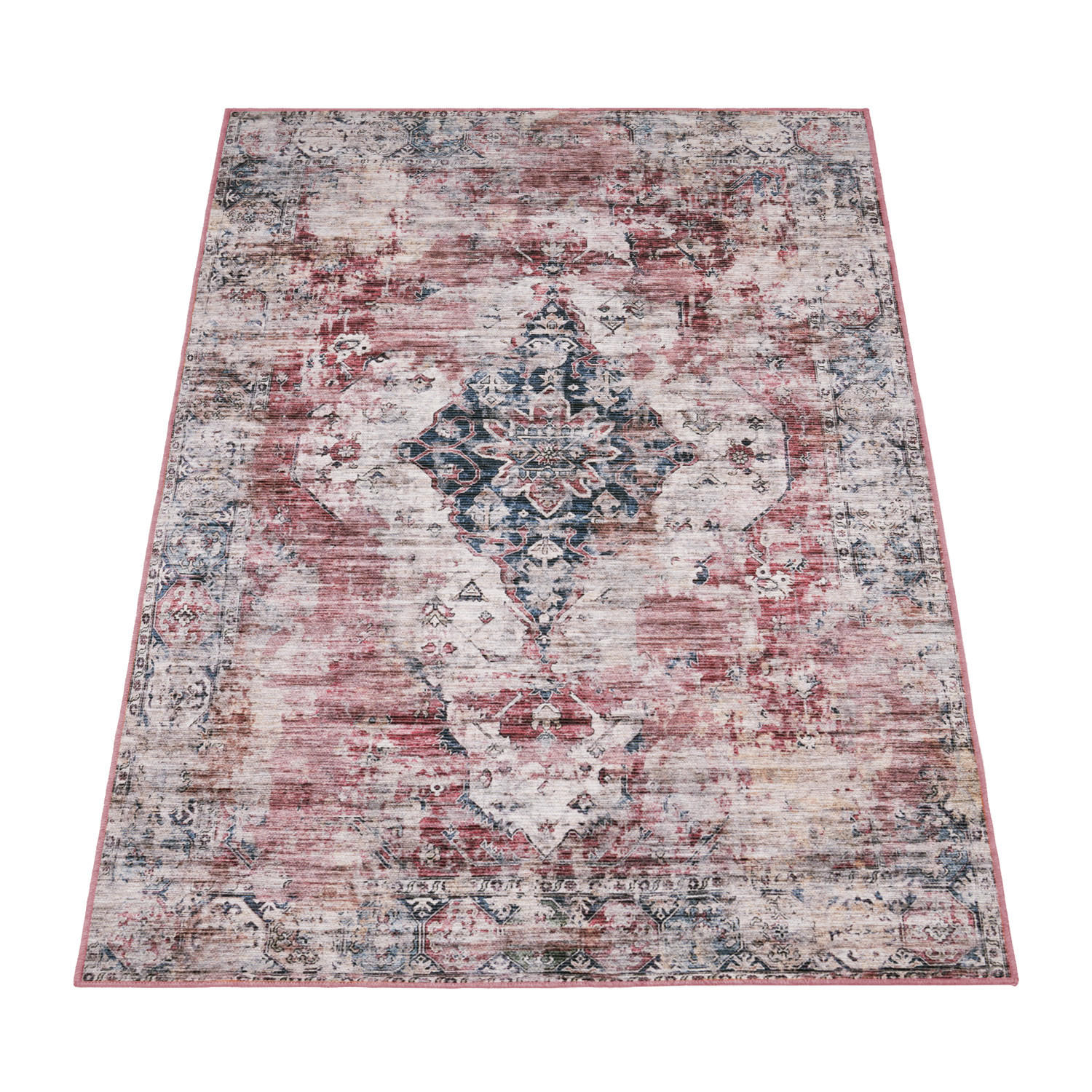 KURZFLORTEPPICH 60/100 cm Lyon 331 - Rot, Textil (60/100cm) - Paco Home