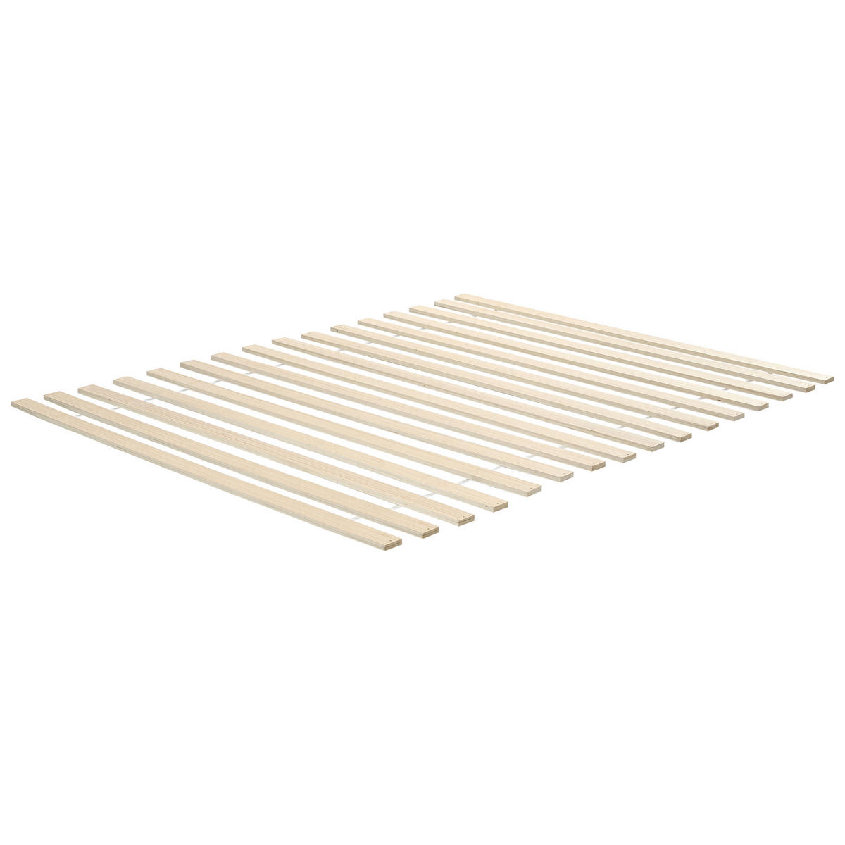 POSTEL s roštem 160/200 cm Borovicové dřevo Světle hnědá Echallon - hnědá/světle hnědá, dřevo (160/200cm) - Beliani