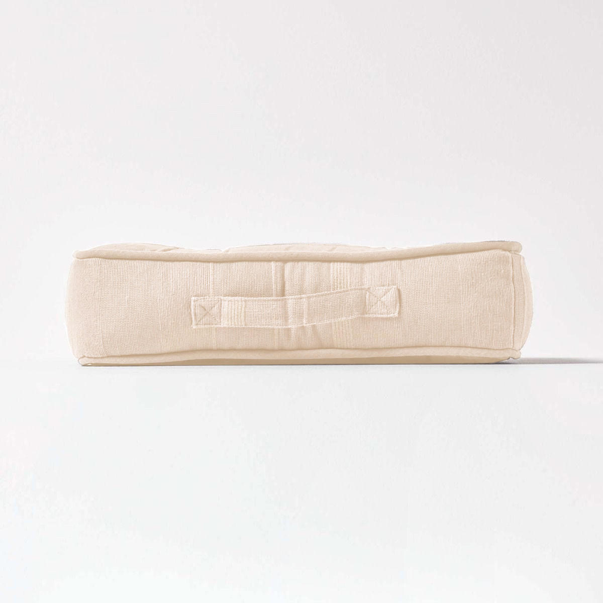 SITZKISSEN Rajput creme 40/40/8 cm - Beige, Textil (40/40/8cm) - Homescapes
