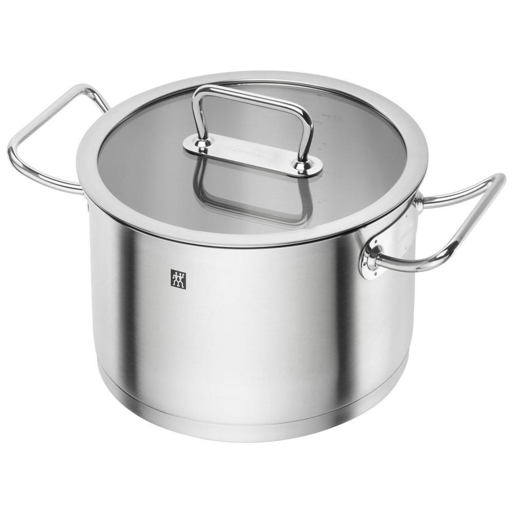 TOPF Silber 36.1/25.8/18.6 cm 651232400 - Silberfarben, Metall (24cm) - Zwilling