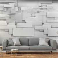 SELBSTKLEBENDE FOTOTAPETE Grau 98/70 cm - Schwarz/Grau, Kunststoff/Textil (98/1cm) - KUNSTLOFT