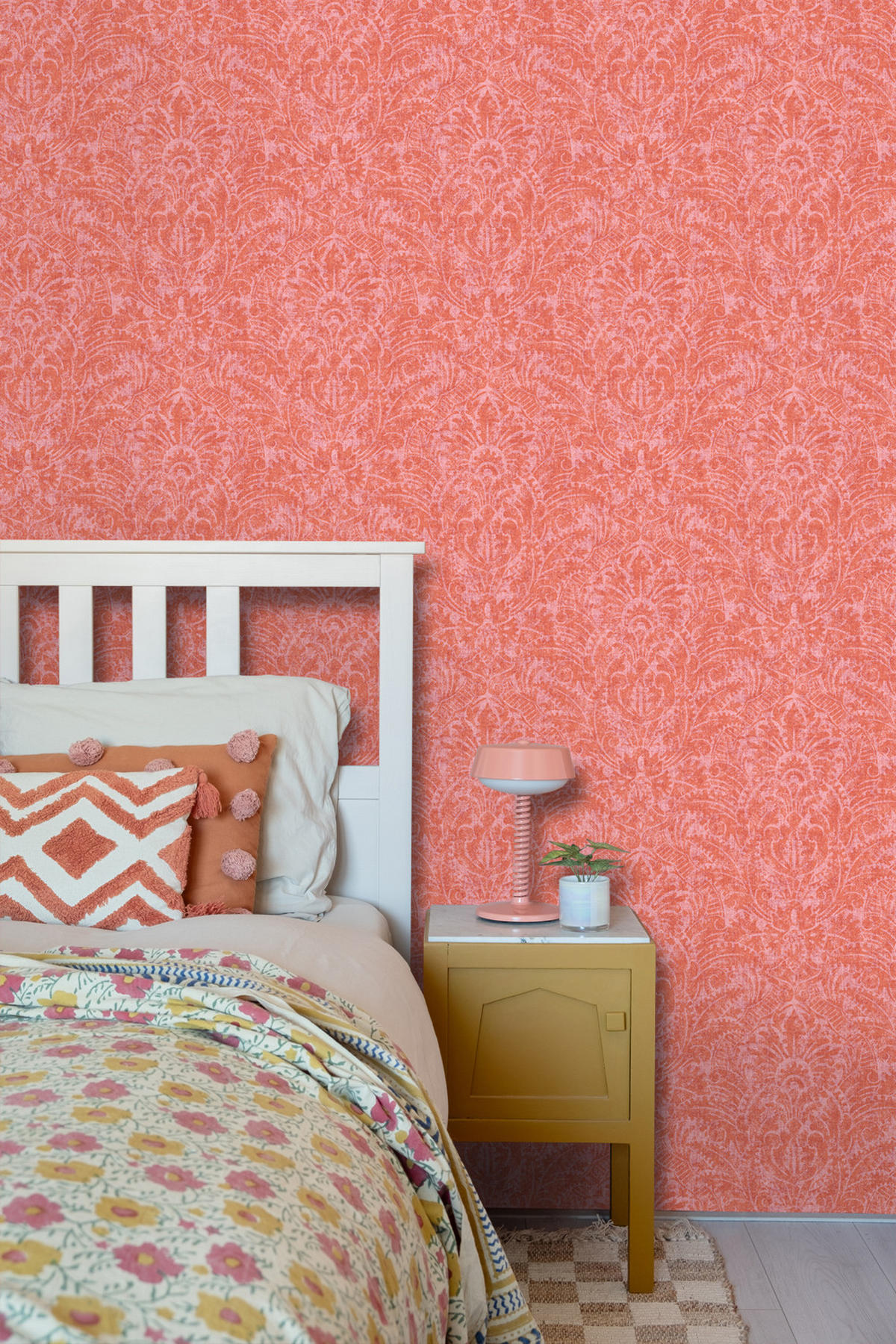 TAPETE Ornamente 50 x 900 cm - Rot, Papier (50/900cm) - ESTAhome