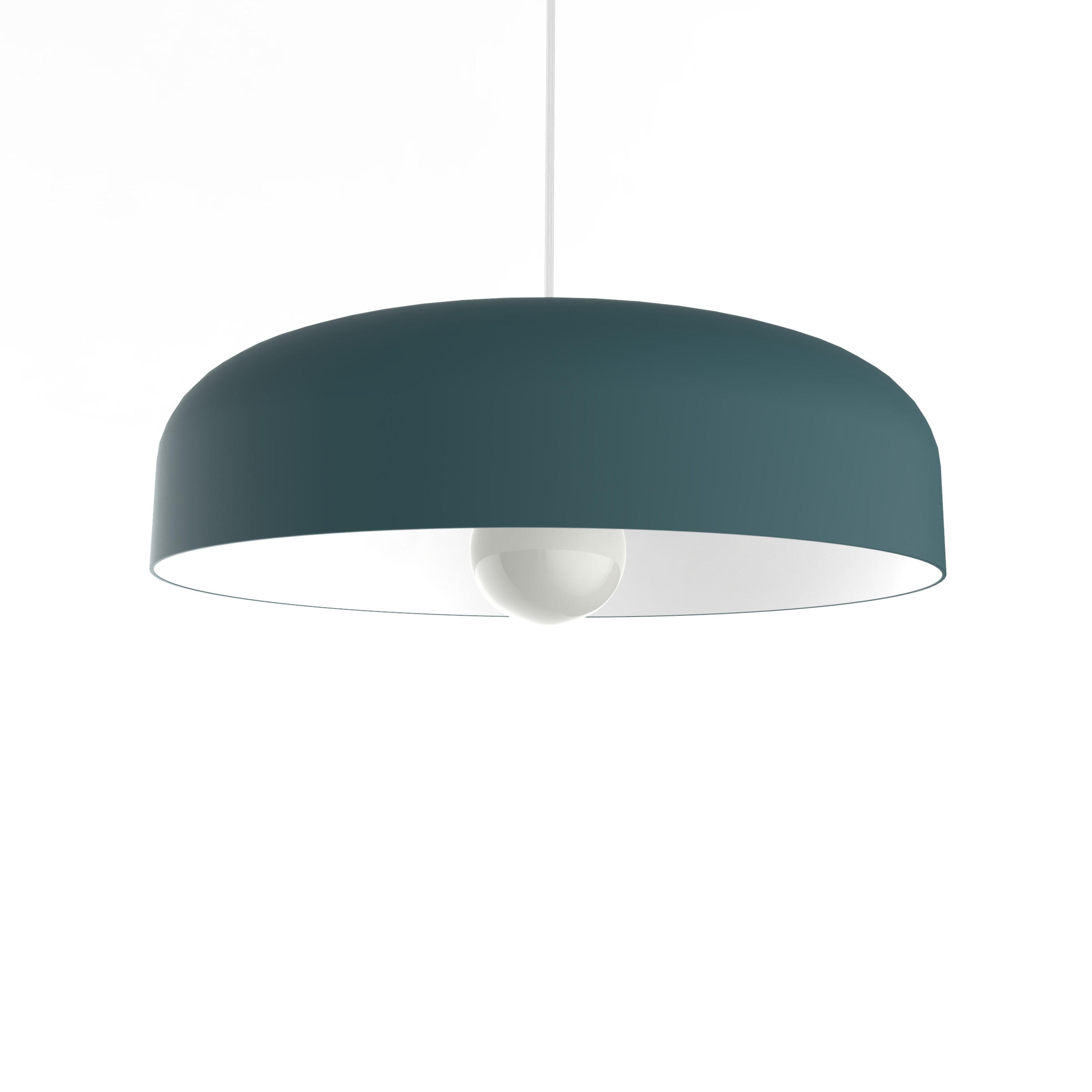 HÄNGELEUCHTE - Blau, Metall (40/40/10cm) - Lumicom