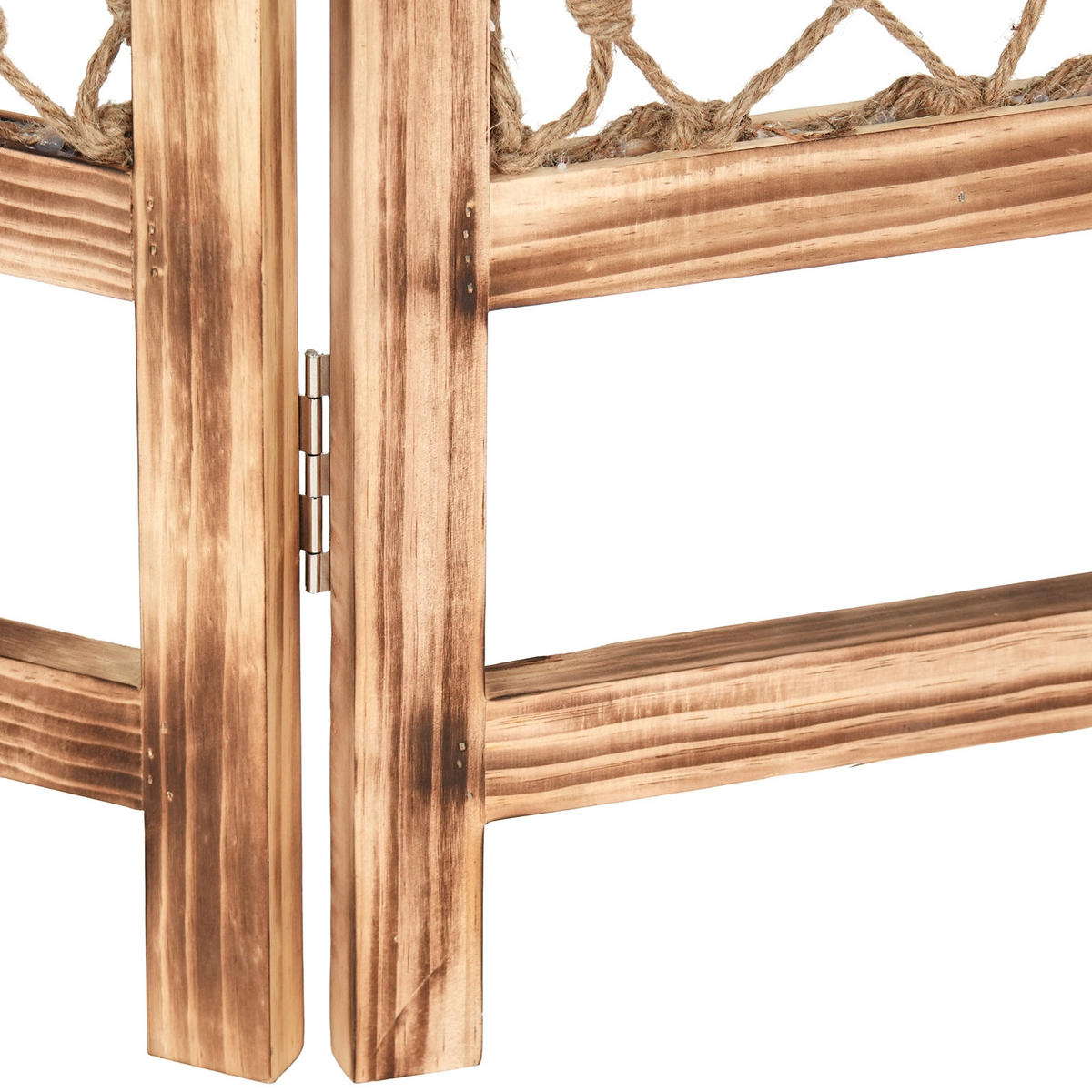 RAUMTEILER Nodi 3-tlg. Holz natur - Naturfarben, Holz (120/170/2.2cm) - CREEDWOOD