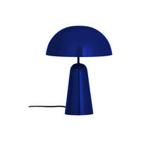 TISCHLAMPE - 39 cm x 39 cm - metall - blau Larkin - Blau, Metall (39/39/52cm) - Vente-Unique