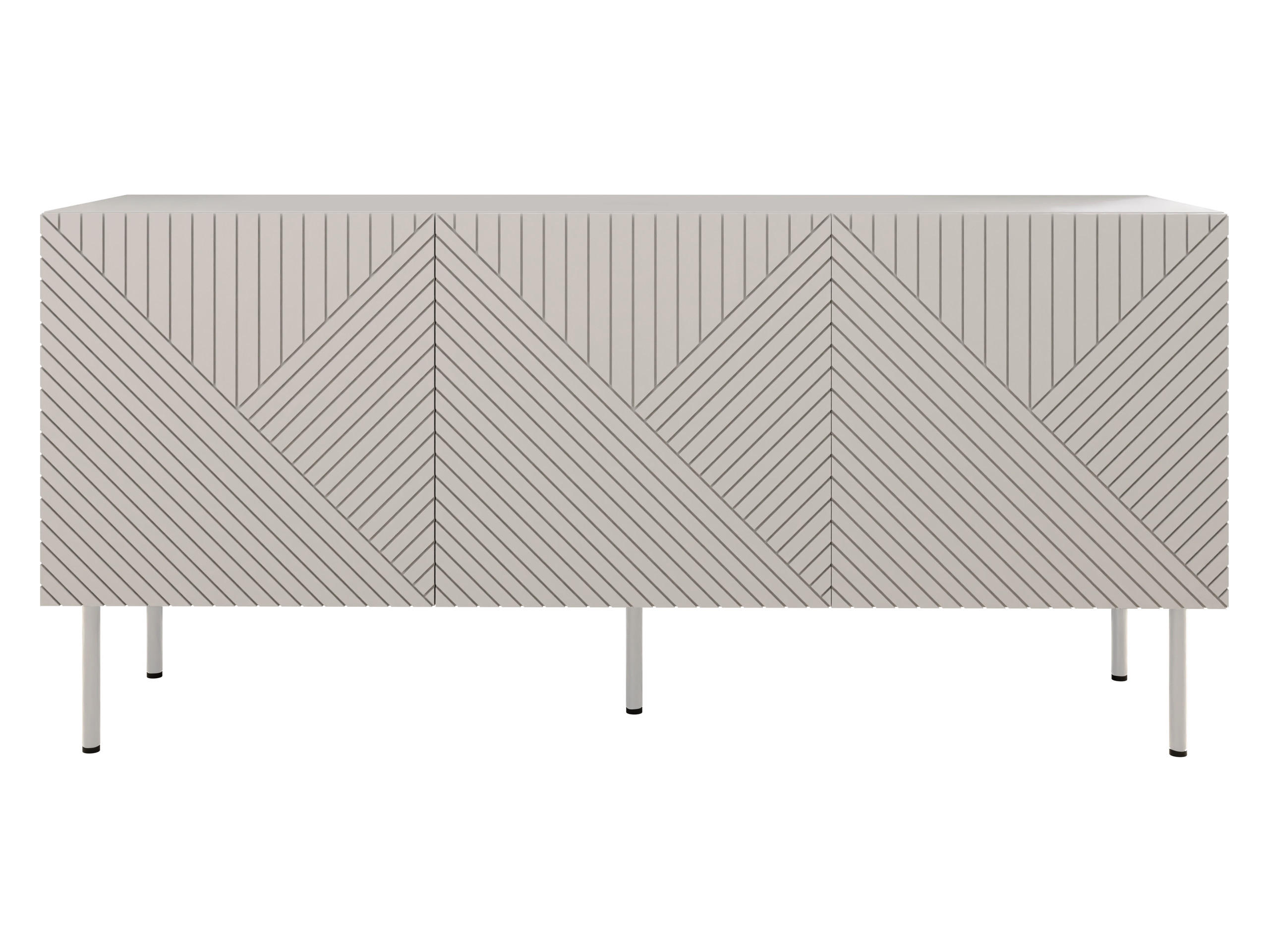 SIDEBOARD Art Deco Cashmere 3D 150 - Kaschmir, Holzwerkstoff/Metall (150/70/42cm) - MIRJAN24
