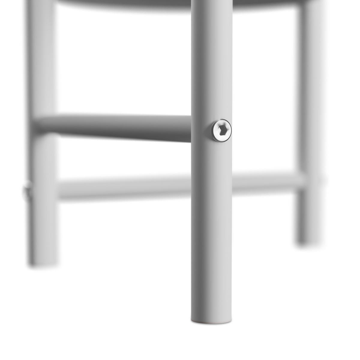 PFLANZENSTÄNDER - Weiß, Kunststoff/Metall (30/55/61cm) - Relaxdays