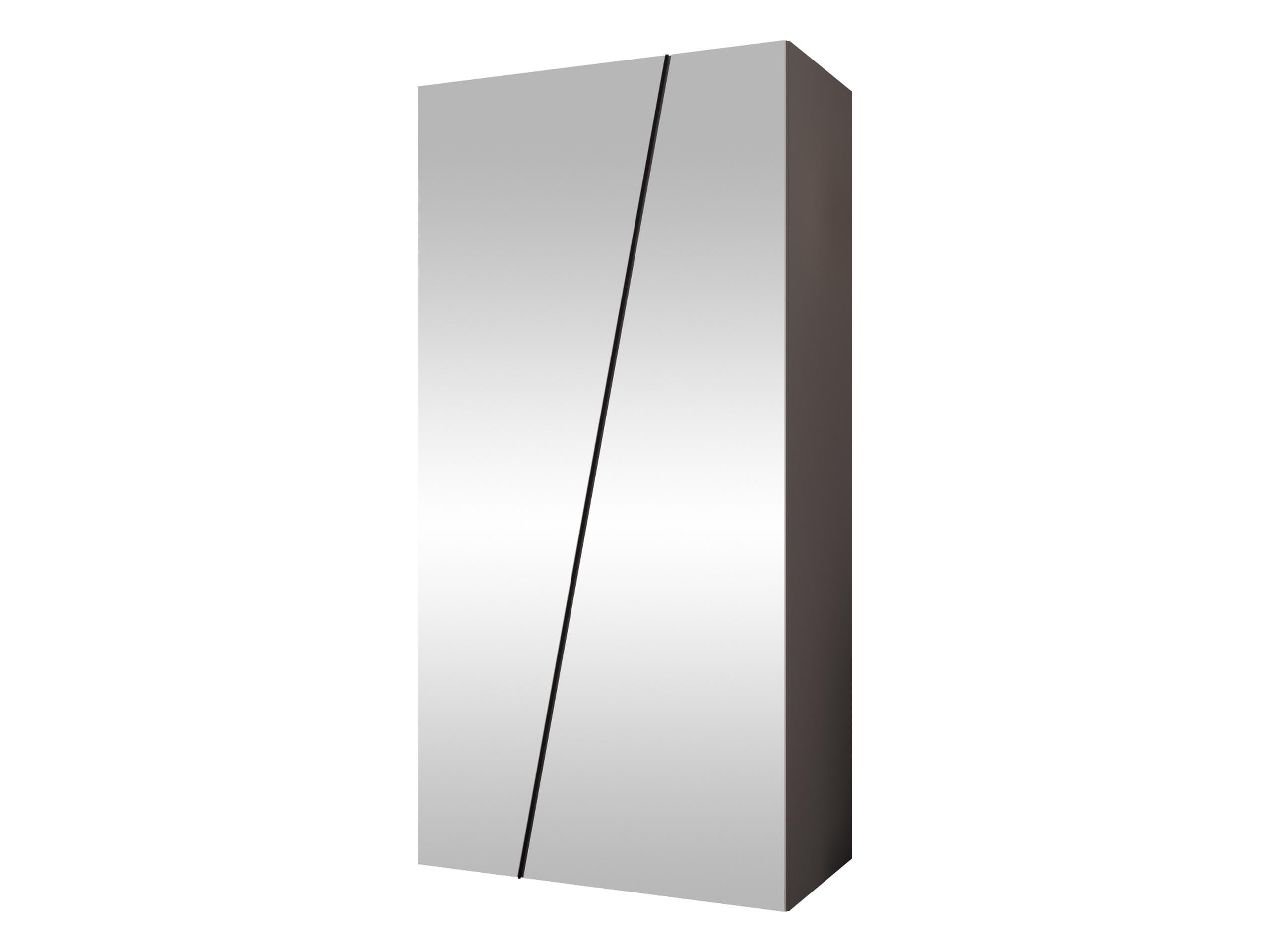 DREHTÜRENSCHRANK Zen 2L 100 cm - Kaschmir/Schwarz, Holzwerkstoff/Kunststoff (100/202/50cm) - MIRJAN24