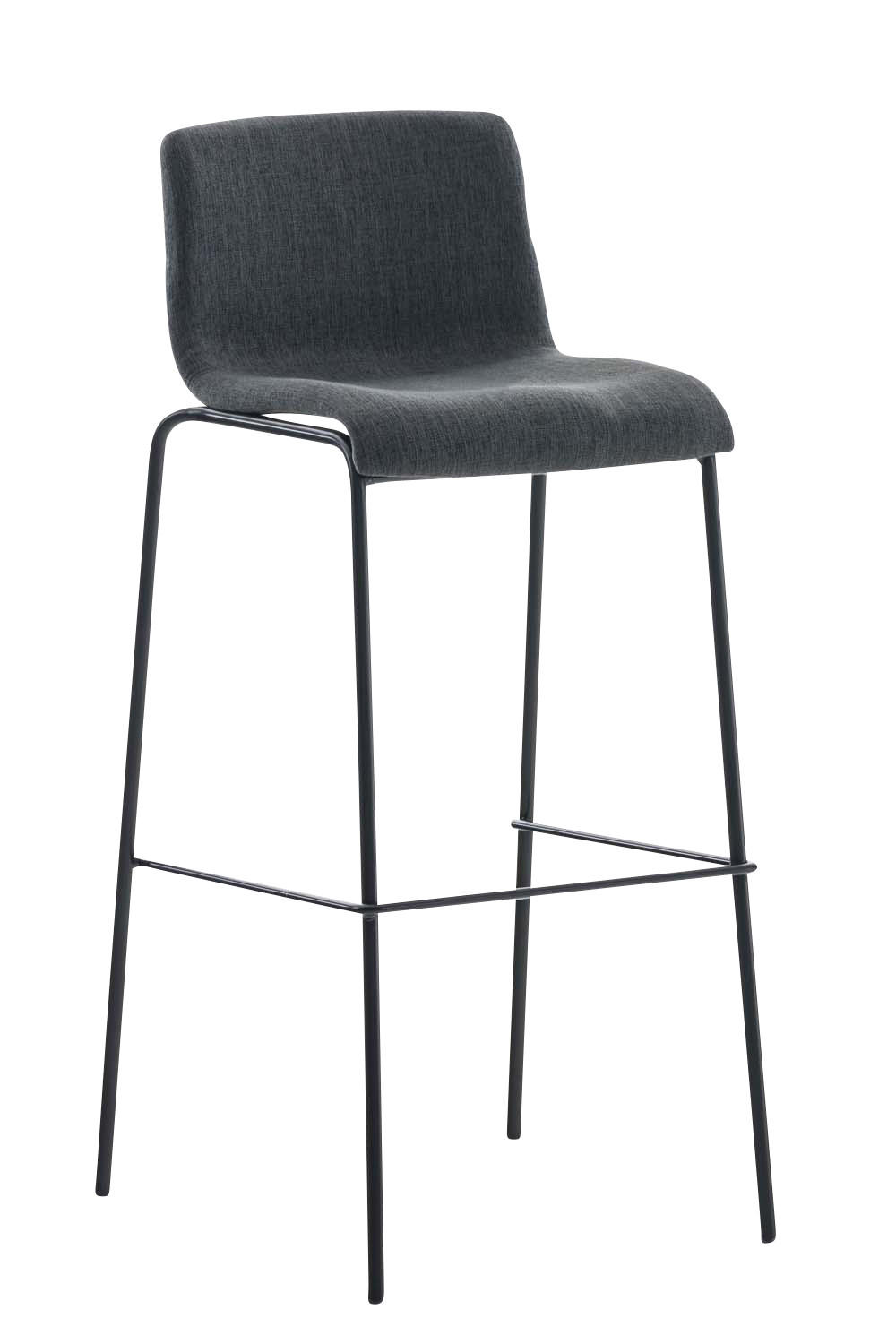 Deluke Barhocker Dunkelgrau 43x100x48 cm