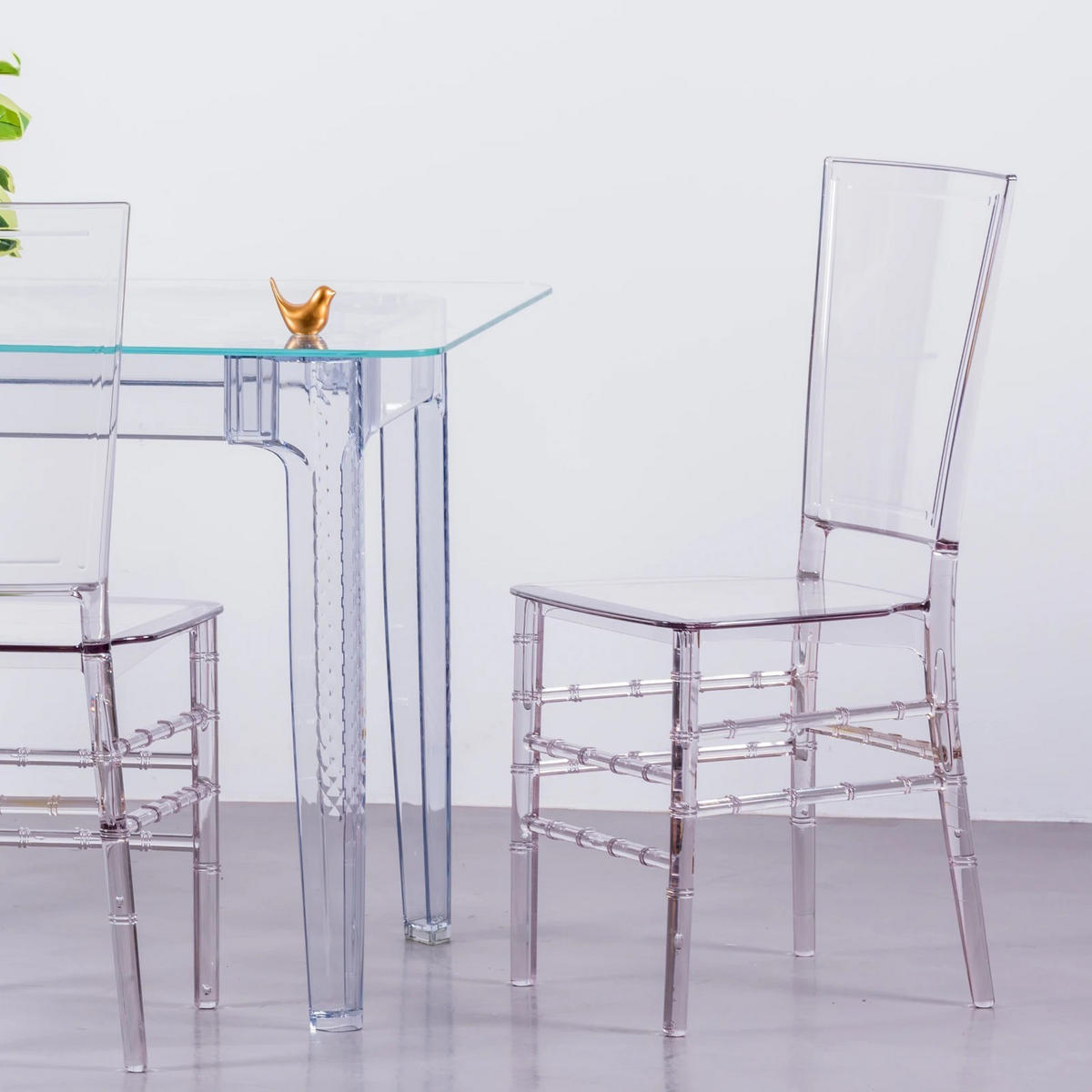STUHL Kunststoff Transparent - Transparent, Kunststoff (39/90/41cm) - Nest Dream